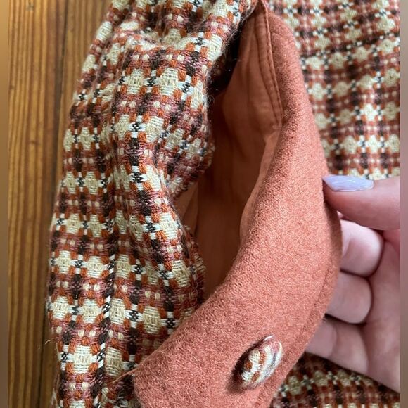 Vintage Children's Brick Red Houndstooth Trousers - Picture 5 of 11